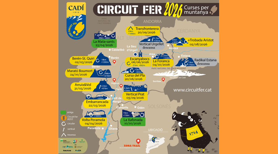 Cartell de la 17a edició del Cadí Circuit Fer (CCAU)