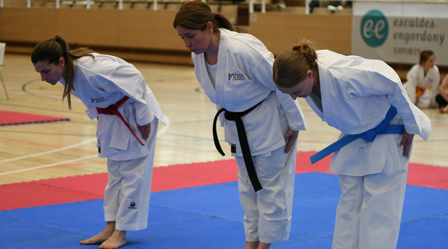 Participants al Campionat Nacional de Karate
