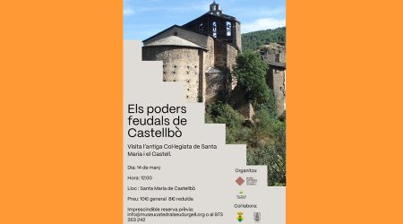 El cartell informant de la visita guiada de dissabte