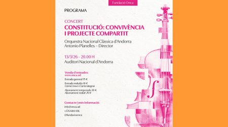 El cartell anunciador del concert