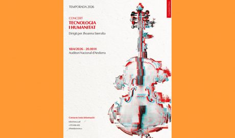 El cartell que anuncia el concert