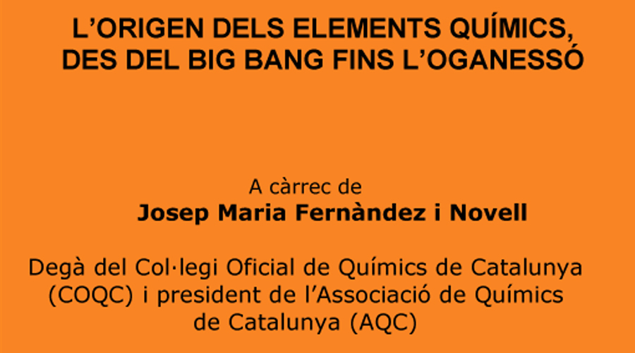 La conferència de Josep M. Fernández Novell serà el dilluns 16 de març, a les 7 de la tarda (SAC)