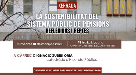 El cartell que informa de la celebració de la conferència del Dr. Ignacio Zubiri