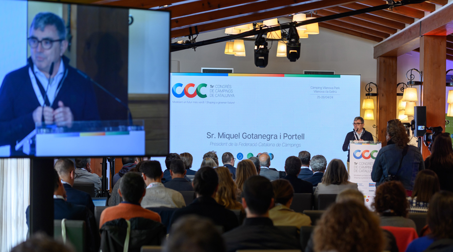 Imatge del primer Congrés de Càmpings de Catalunya, l'any 2024 (Foto: FCC/arxiu)