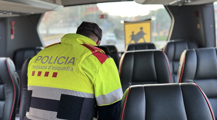 Control dels Mossos d'Esquadra