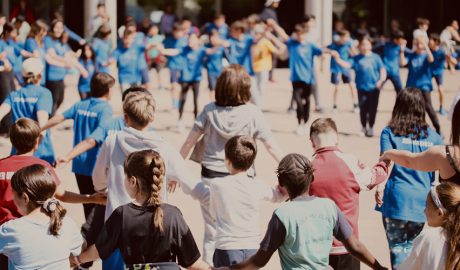 Alumnes participant en una edició anterior del Dansa't