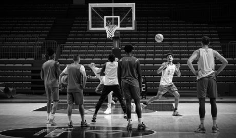 Un entrenament del BC Andorra