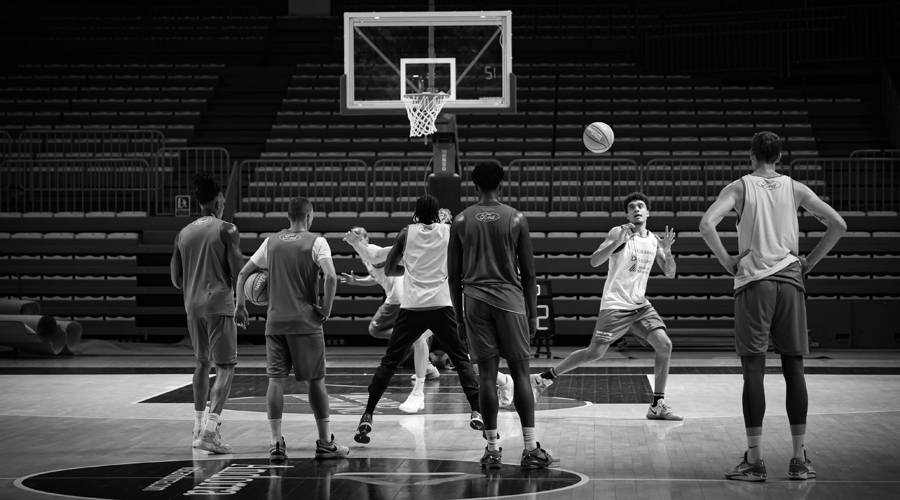 Un entrenament del BC Andorra (SFGA)
