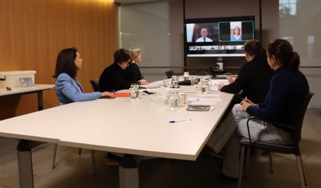 Una imatge de la reunió telemàtica