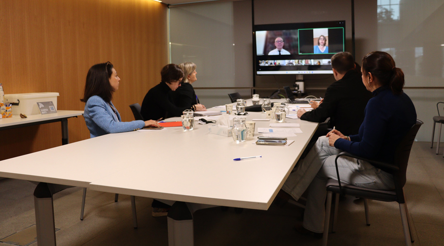 Una imatge de la reunió telemàtica (SFGA)