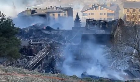 La trista imatge que ha deixat l'incendi