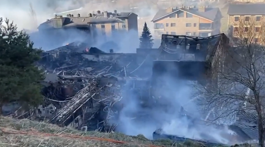 La trista imatge que ha deixat l'incendi