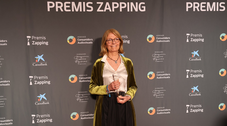 Inés Martí amb el guardó