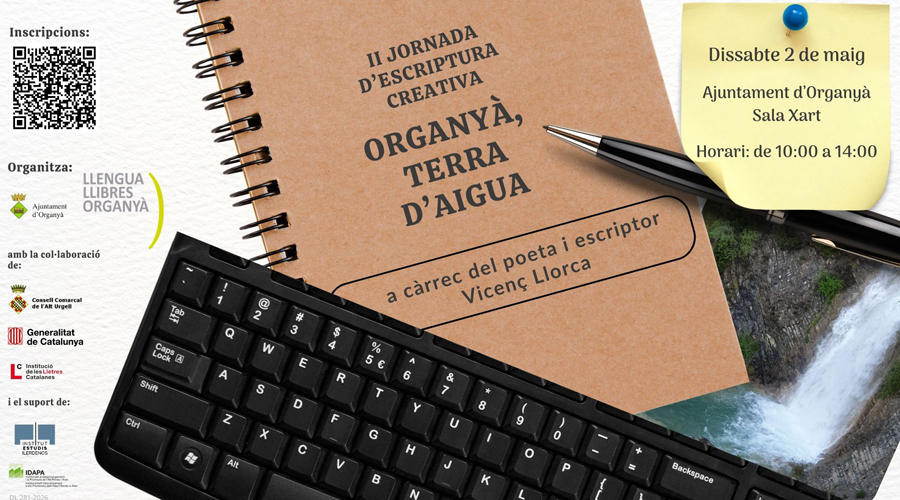 II Jornada d'Escriptura Creativa a Organyà
