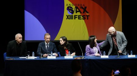 Presentació de la nova edició de l'Andorra Sax Fest