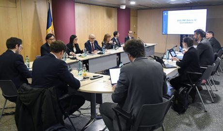Reunió en què s'han exposat les conclusions de l'FMI