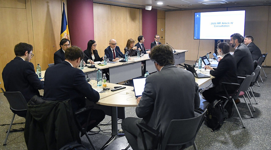 Reunió en què s'han exposat les conclusions de l'FMI (SFGA)