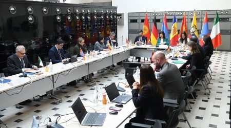 Una imatge de la reunió ministerial
