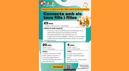 El cartell anunciant el cicle de tallers