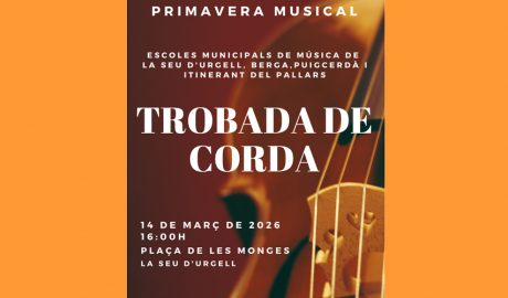 El cartell anunciant la Trobada de Corda a la Seu