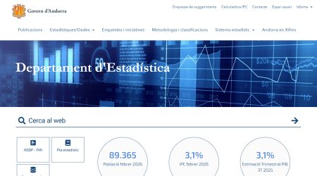 Web del Departament d'Estadística