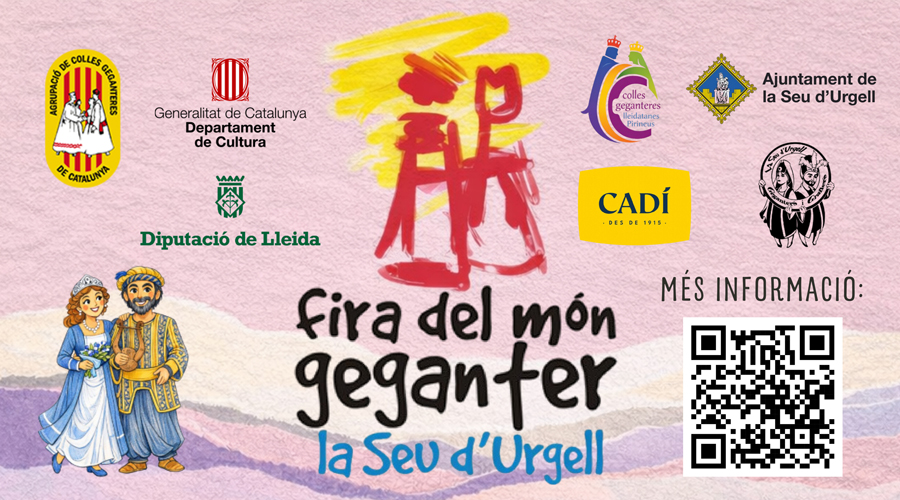 Cartell de la 17a Fira del Món Geganter (Aj. la Seu)