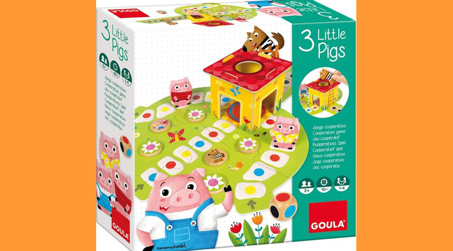Capsa del joc "3Little Pigs"