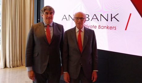 Carlos Aso (CEO d'Andbank) i Manel Cerqueda Donadeu (president d'Andbank)