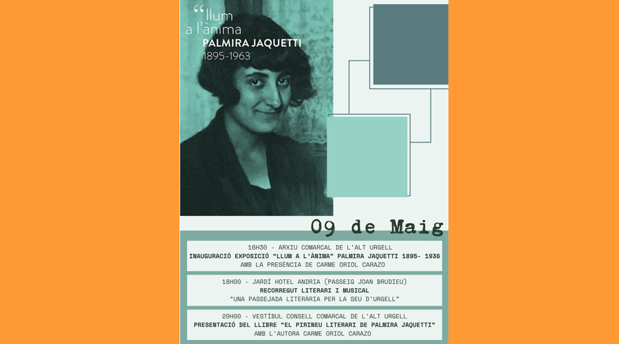Cartell amb el programa d'activitats