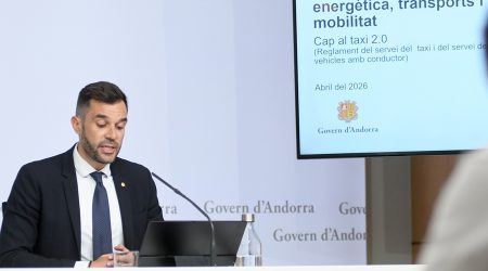 El secretari d'Estat, David Forné, durant la seva compareixença