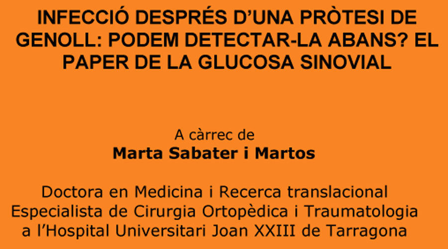 La conferència de la Dra. Marta Sabater se celebrarà el dilluns, 27 d'abril, a les 8 del vespre, a la Llacuna