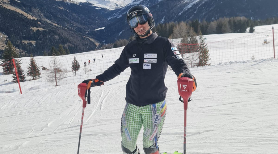 Max Black, aquest dimecres, dia d'eslàlom a Santa Caterina (FAE)