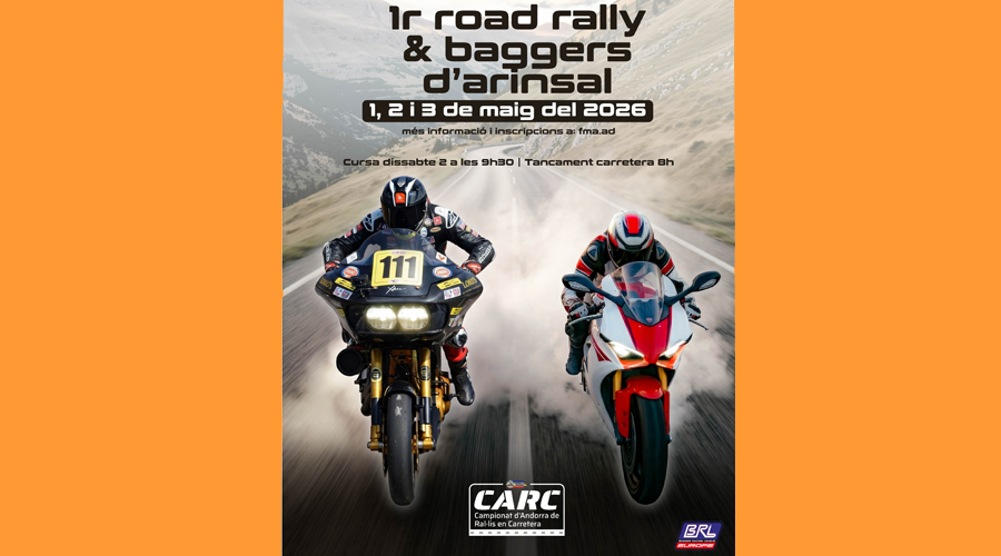 La primera edició de la Road Rally & Baggers tindrà lloc de l'1 al 3 de maig (FMA)