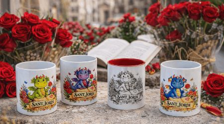 Les tasses amb el drac Grilu