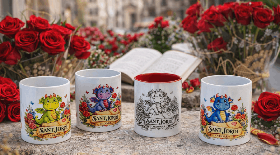 Les tasses amb el drac Grilu (FPNSM)