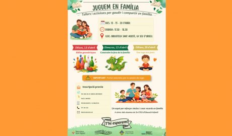 Cartell anunciant el cicle de tallers