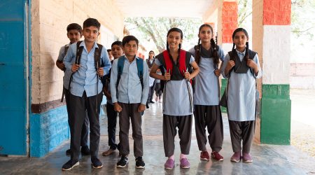 Noies i nois en una escola