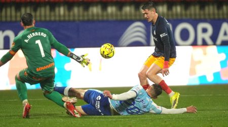 Una jugada d'atac del conjunt tricolor