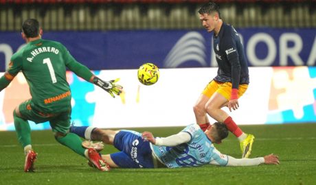 Una jugada d'atac del conjunt tricolor