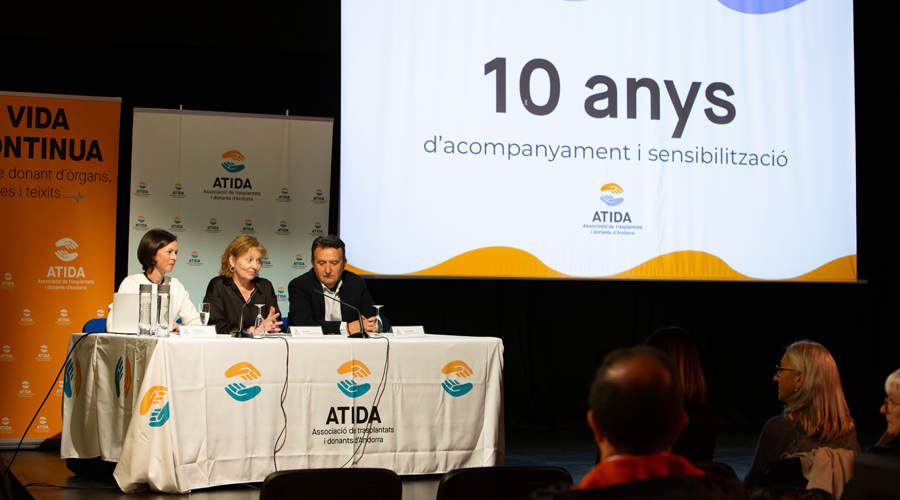 Una imatge de l'acte commemoratiu d'aquest dimarts (ATIDA)