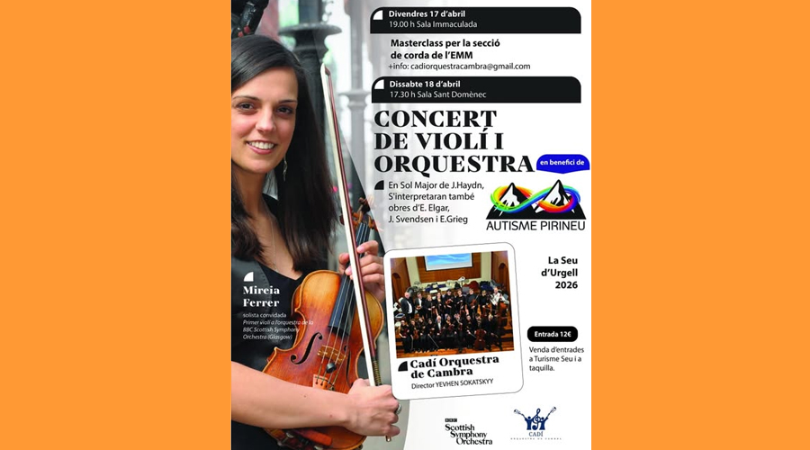 El cartell anunciador del concert