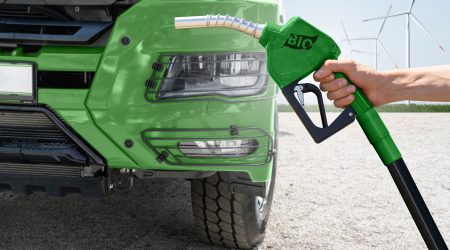 La mànega d'un sortidor de biocombustible