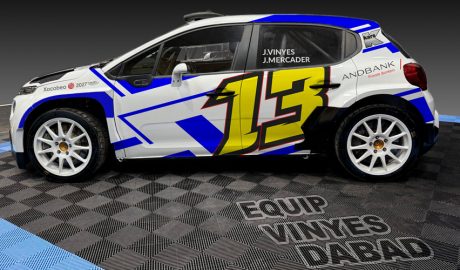 El Citroën C3 Rally2 de Vinyes i Mercader
