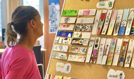 Exposició de punts de llibre al Pas de la Casa