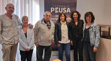 Assistents a l'acte de l'acord de donació