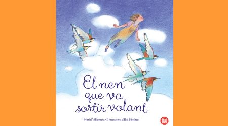Coberta del llibre infantil "El nen que va sortir volant"
