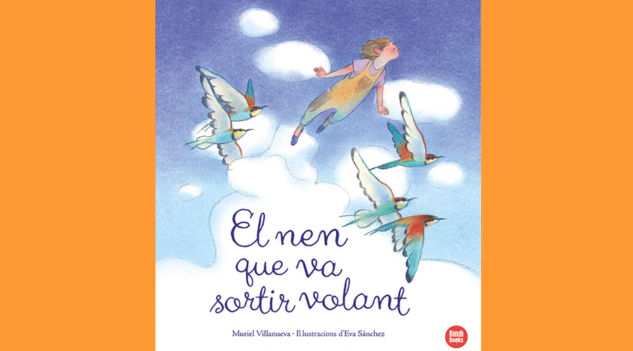 Coberta del llibre infantil "El nen que va sortir volant"