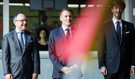 El cap de Govern, el síndic i el Copríncep francès, aquest dimarts
