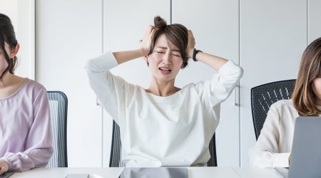 Simulació d'una dona en situació de bloqueig