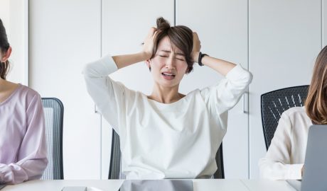 Simulació d'una dona en situació de bloqueig